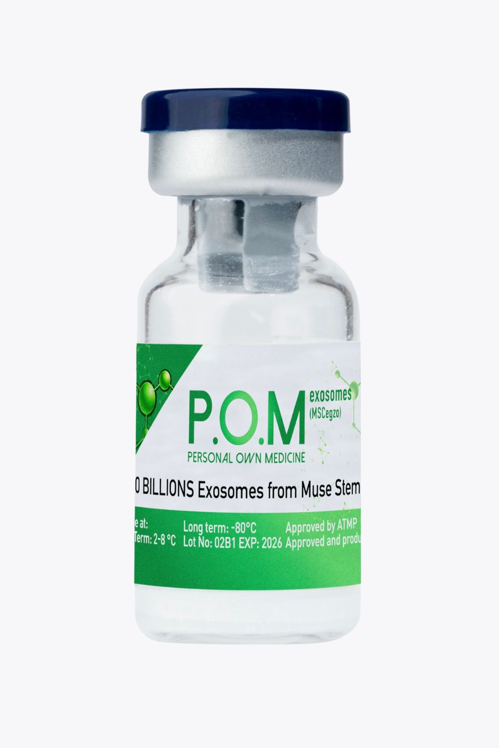 Exosomes – საინექციო ფლაკონი კანქვეშა, ინტრავენური და ინტრამუსკულური ადმინისტრაციისთვის