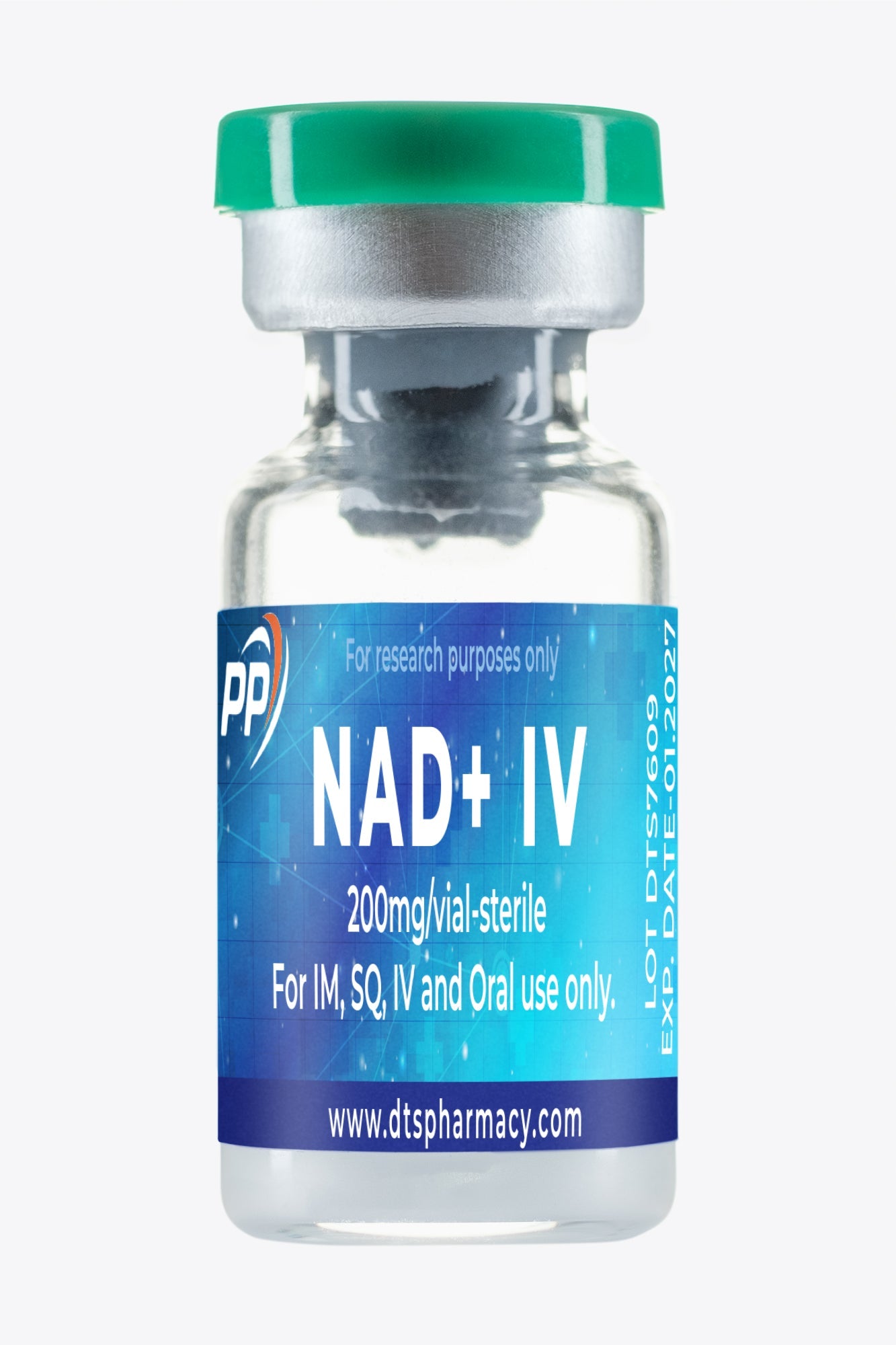 NAD+ IV 200 მგ საინექციო ფლაკონი კანქვეშა, ინტრავენური და ინტრამუსკულური ადმინისტრაციისთვის